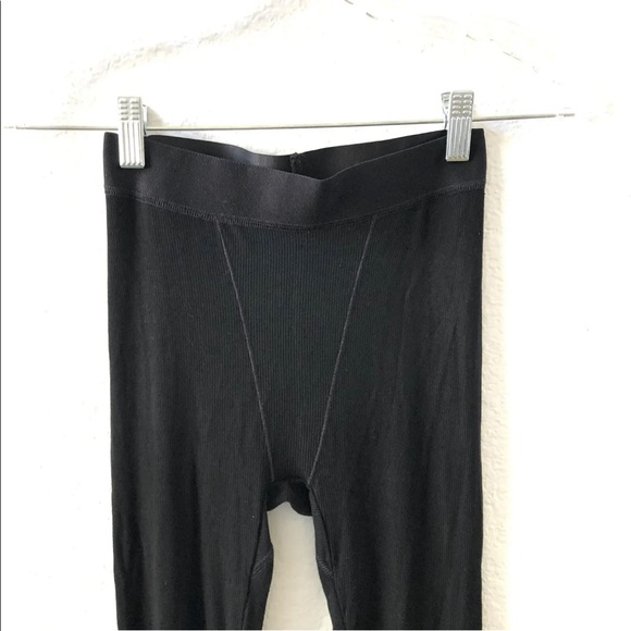 New SKIMS Thermal Ribbed Leggings In Onyx Black Small Women's - Picture 3 of 7